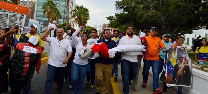 Venezuela steht am Rande eines Bürgerkriegs