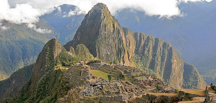 Weltberühmte Inka-Zitadelle Machu Picchu 