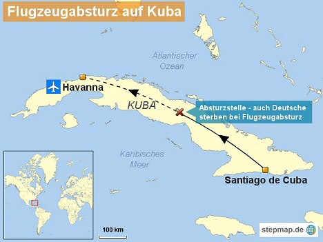 Flugzeugabsturz in Kuba