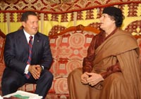 Chavez Gaddafi