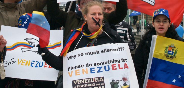 Venezuela - Demonstration in Hamburg 22.02.2014