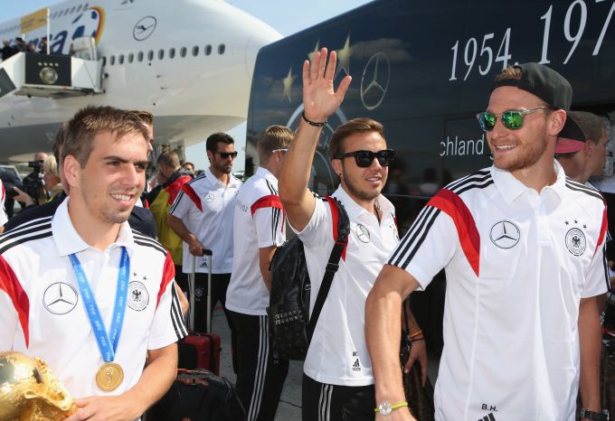 Team Germany Arrives At Berlin Tegel