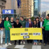 Keine Menschenrechts-Verletzungen: Repräsentanten aus Brasilien protestieren in Brüssel